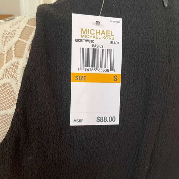 Michael Kors Sleeveless Halter in Black / Gold Accents - SM- NWT - Picture 5 of 9